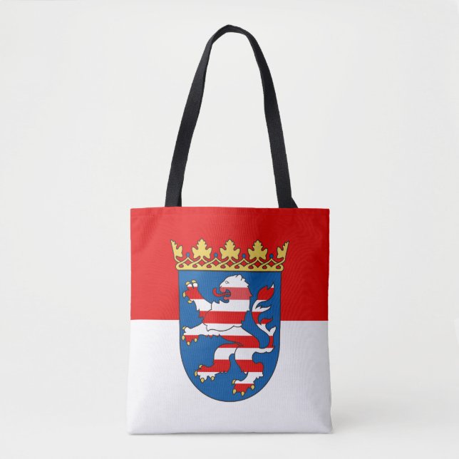 Flagga av Hesse Tote Bag Tygkasse (Framsida)