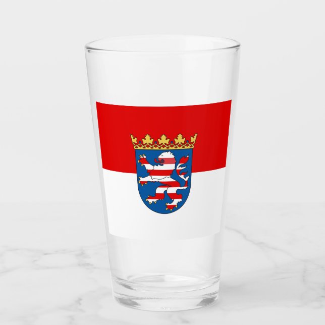 Flagga av hissglas glaskopp (Framsida)