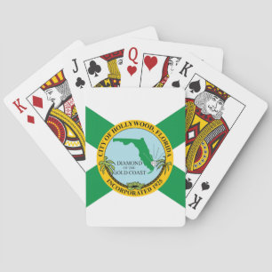 Flagga av Hollywood, Florida Casinokort