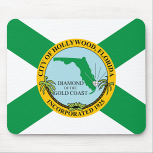 Flagga av Hollywood, Florida Musmatta