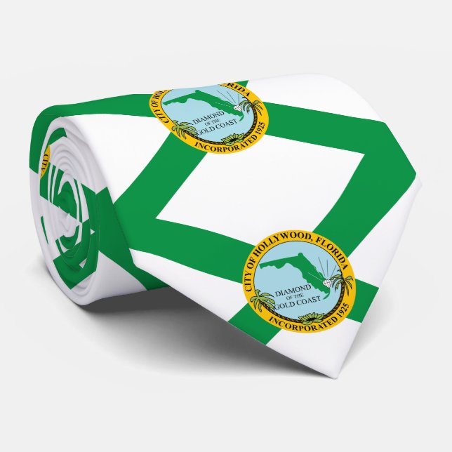 Flagga av Hollywood, Florida Slips (Rullad)