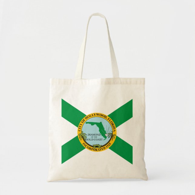 Flagga av Hollywood, Florida Tygkasse (Framsidan)