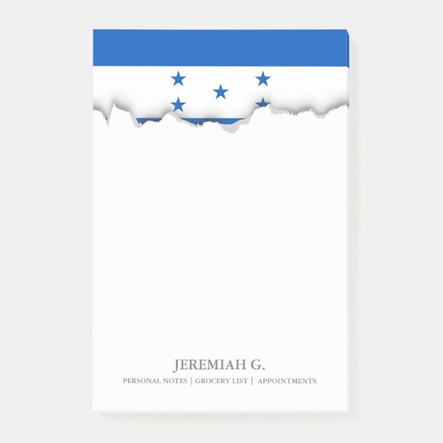 Flagga av Honduras Post-it Block (Framsida)