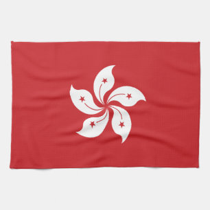 Flagga av Hong Kong Kökshandduk