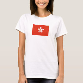 Flagga av Hong Kong Women's Basic T-Shirt