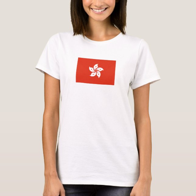 Flagga av Hong Kong Women's Basic T-Shirt (Framsida)