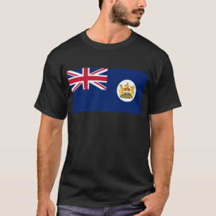 Flagga av Hongkong 英 屬 香 港 fritt HK T Shirt