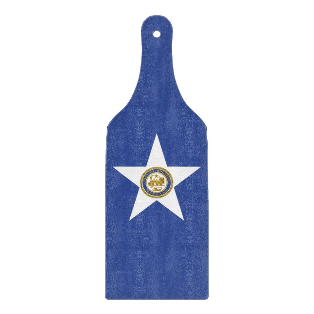 Flagga av Houston, av glasspadlar (Framsidan)