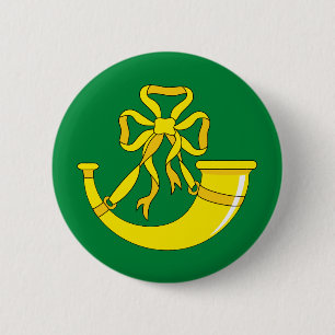 Flagga av Huntingdonshire Button Knapp