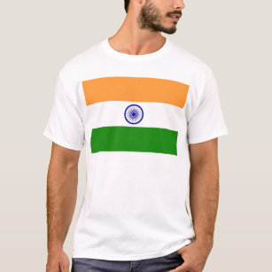 Flagga av Indien - तिरंगा - भारतकाध्वज T-shirt