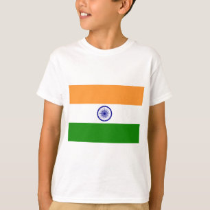Flagga av Indien - तिरंगा - भार T-shirt