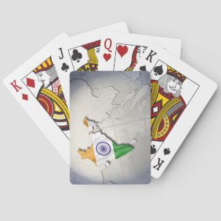 Flagga av Indien Casinokort