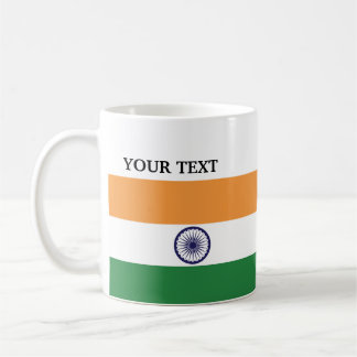 Flagga av Indien Kaffemugg