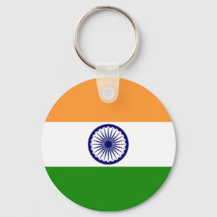 Flagga av Indien Keychain Nyckelring