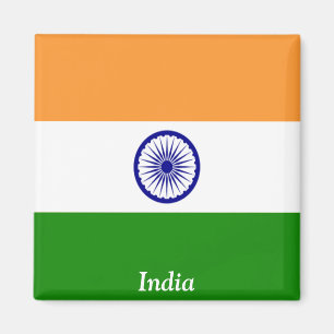 Flagga av Indien Magnet