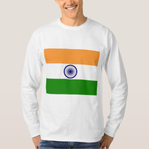 Flagga av Indien på T-tröja, Hoodies, dräkt T-shirt