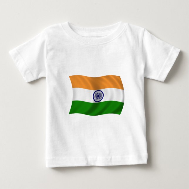 Flagga av Indien T-shirt (Framsida)