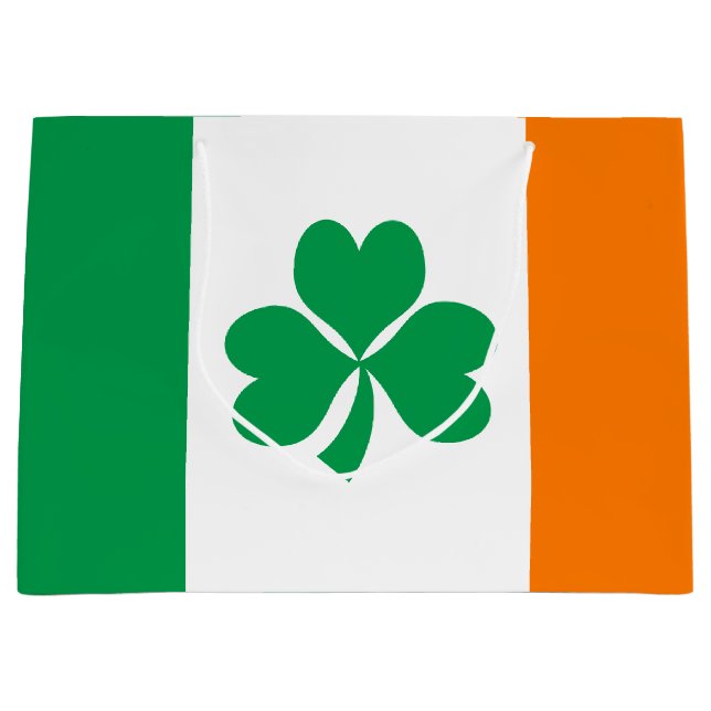 Flagga av Ireland Shamrock (Framsidan)