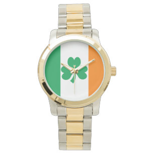 Flagga av Ireland Shamrock Armbandsur