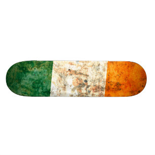 Flagga av Irland Skateboard Bräda 20,5 Cm