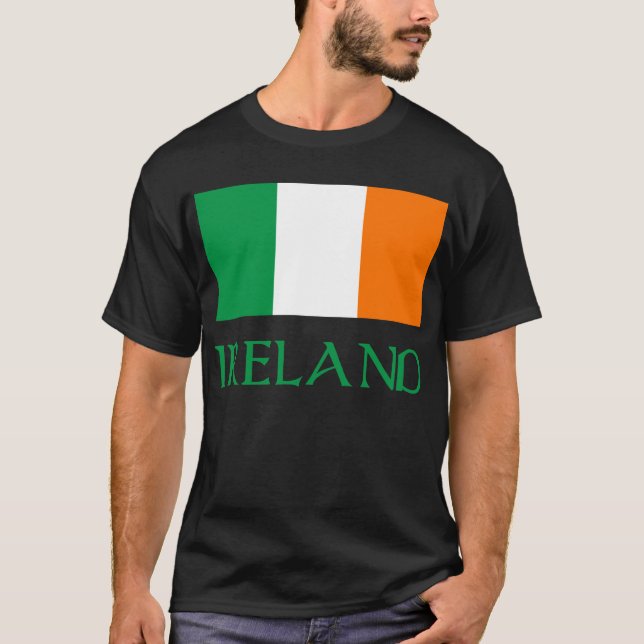 Flagga av Irland T Shirt (Framsida)