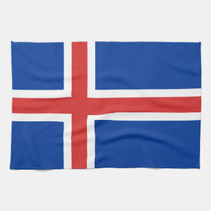 Flagga av Island Kitchen Towel Kökshandduk