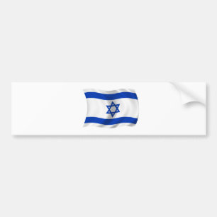 Flagga av Israel Bildekal