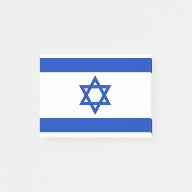 Flagga av Israel Post-it® Notes Post-it Block (Framsida)