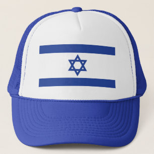 Flagga av Israel Truckerkeps