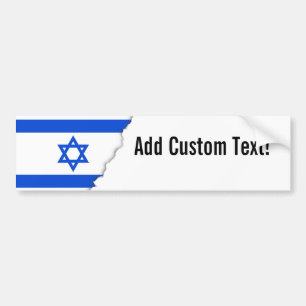 Flagga av israelen bildekal