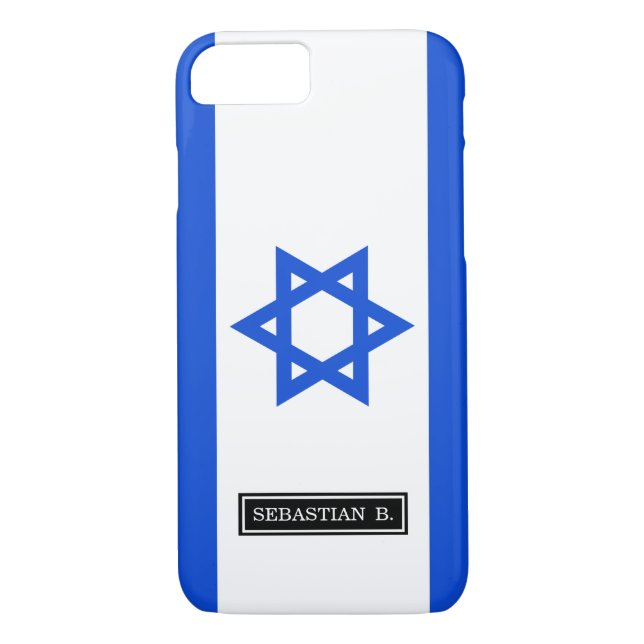 Flagga av israelen Case-Mate iPhone skal (Baksida)