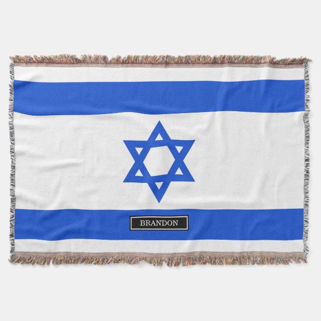 Flagga av israelen mysfilt (Framsidan)