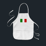 Flagga av italien barnförkläde<br><div class="desc">Flagga av italien göras av grönt, vit och röd linje. Det är en underbar gåva för de som älskar italien eller har ett italienskt arv. Denna design är också tillgänglig på många andra produkter för att dig ska välja från.</div>