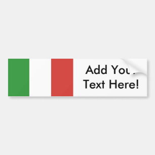 Flagga av Italien Bildekal