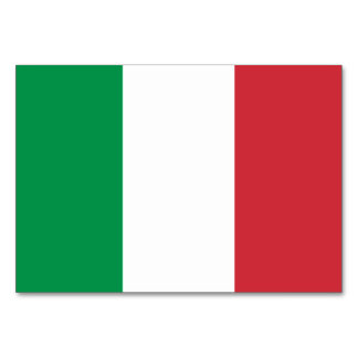 Flagga av Italien Bordsnummer