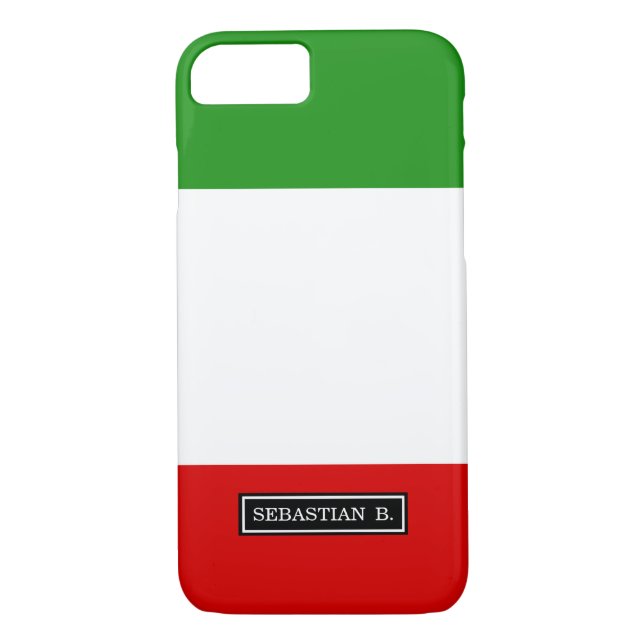 Flagga av italien Case-Mate iPhone skal (Baksida)