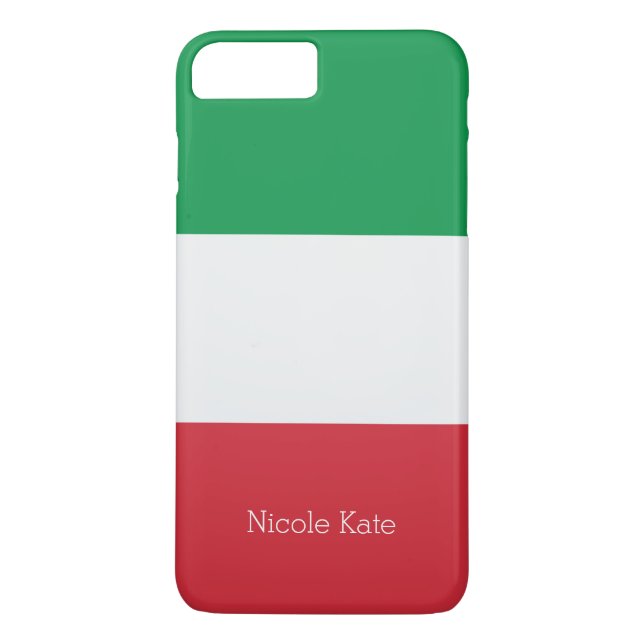 Flagga av italien Case-Mate iPhone skal (Baksida)