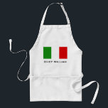 Flagga av italien förkläde<br><div class="desc">Det härliga och iconic rött,  viten och gröntflagga av italien.</div>