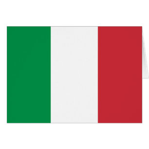 Flagga av Italien Hälsningskort