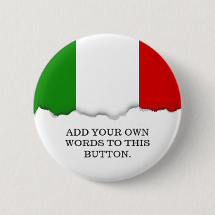 Flagga av italien knapp