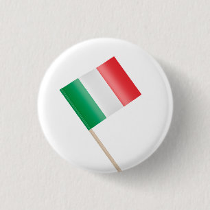 Flagga av Italien Knapp