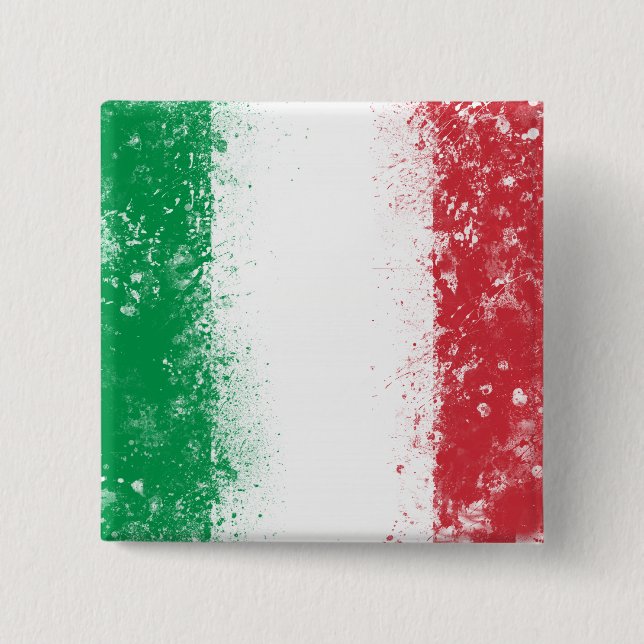 Flagga av Italien Knapp (Framsida)