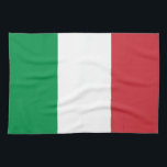 Flagga av Italien Kökshandduk<br><div class="desc">Flagga av Italien - bandiera d'Italia</div>