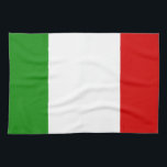 Flagga av italien kökshandduk<br><div class="desc">Det härliga och iconic rött,  viten och gröntflagga av italien.</div>