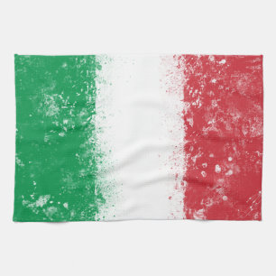 Flagga av Italien Kökshandduk
