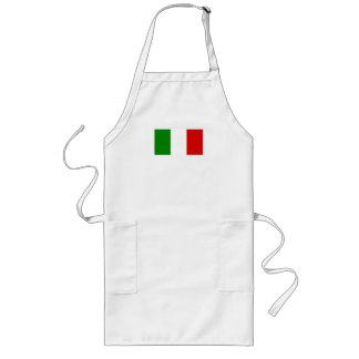 Flagga av italien långt förkläde