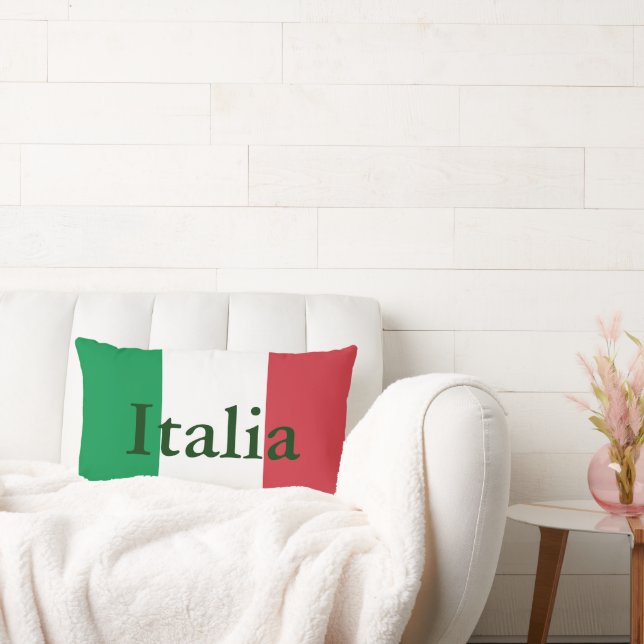 Flagga av Italien Lumbarkudde (Soffa)