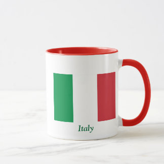 Flagga av italien mugg