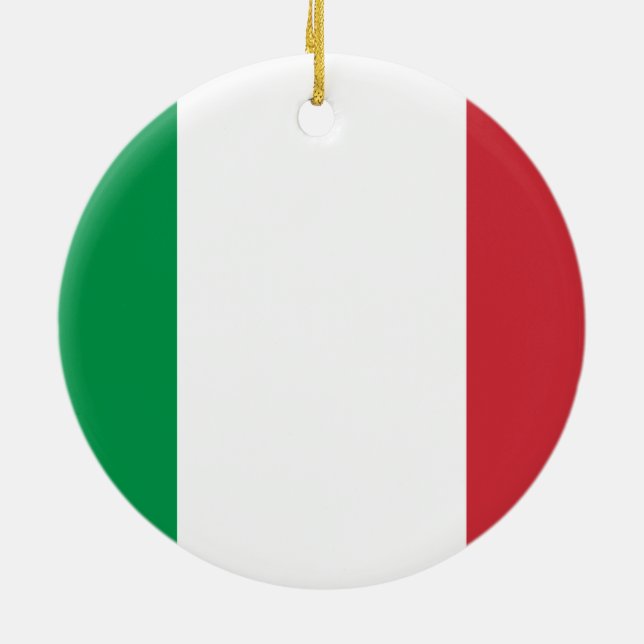 Flagga av Italien Ornament (Baksidan)