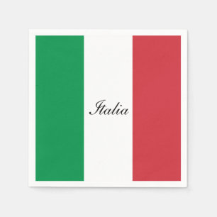 Flagga av Italien Pappersservett